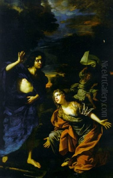 Noli Me Tangere Oil Painting by Benedetto Gennari the Younger