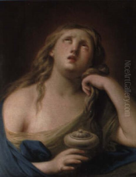 Die Busende Magdalena Oil Painting by Benedetto Gennari the Younger