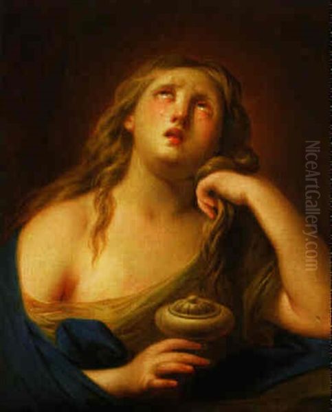 Die Bussende Magdalena Oil Painting by Benedetto Gennari the Younger