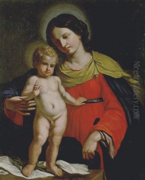 Madonna Con Bambino Oil Painting by Bartolomeo Gennari