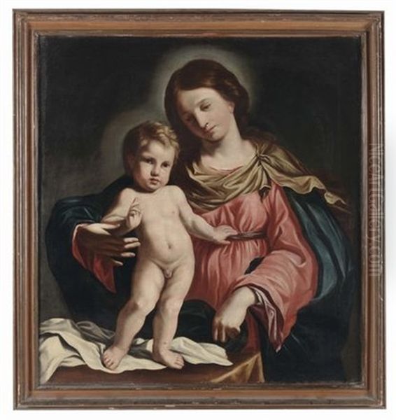 Madonna Con Il Bambino Oil Painting by Cesare Gennari