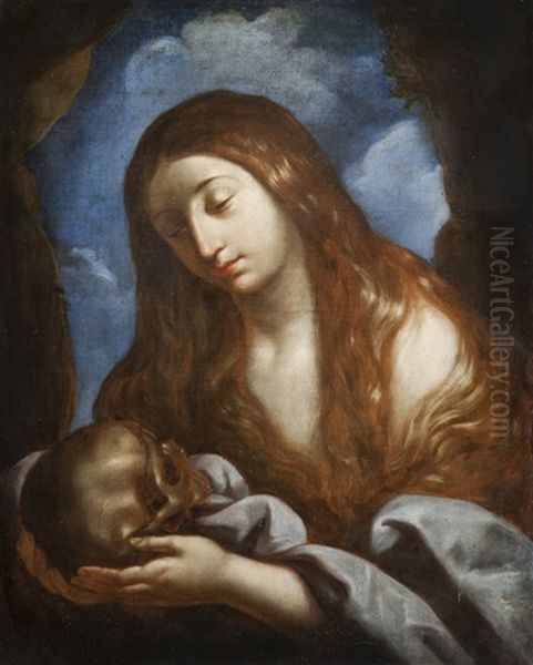 Maddalena Oil Painting by Cesare Gennari