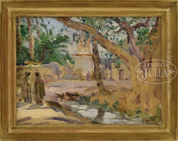 Orientalist Landscape by Lillian Genth