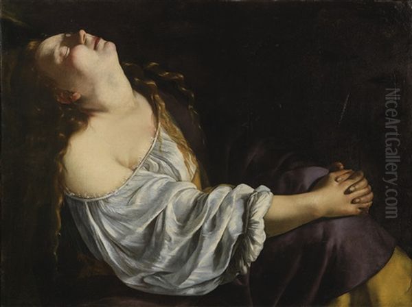 Marie Madeleine Oil Painting by Artemisia Gentileschi