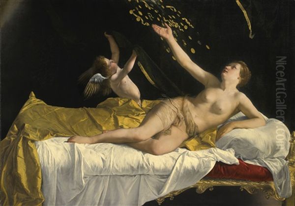 Danae Oil Painting by Orazio Gentileschi