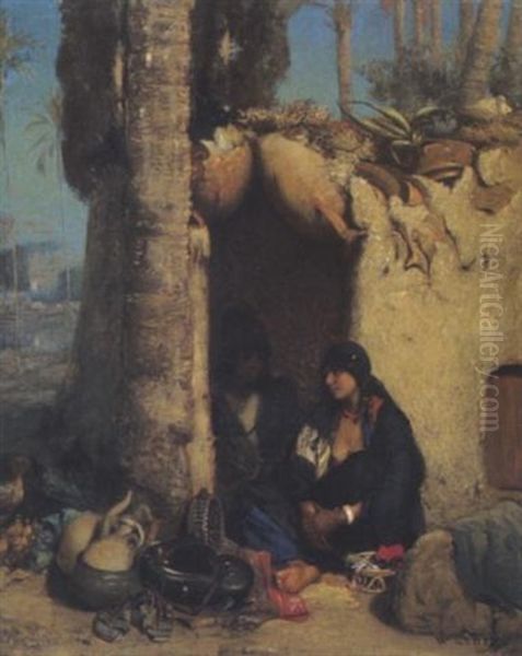 Orientalische Szene Oil Painting by Wilhelm (Karl) Gentz