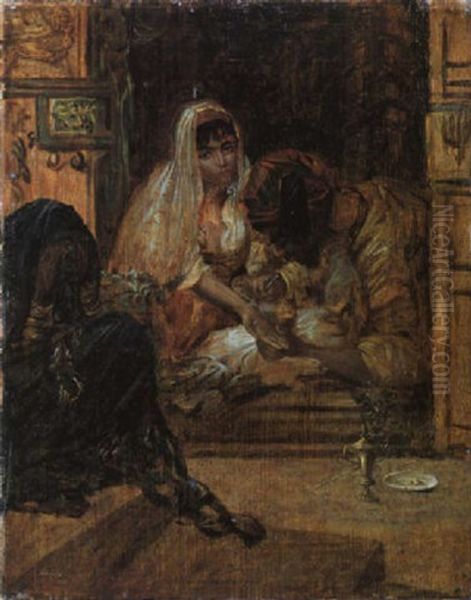 Orientalische Szene Oil Painting by Wilhelm (Karl) Gentz