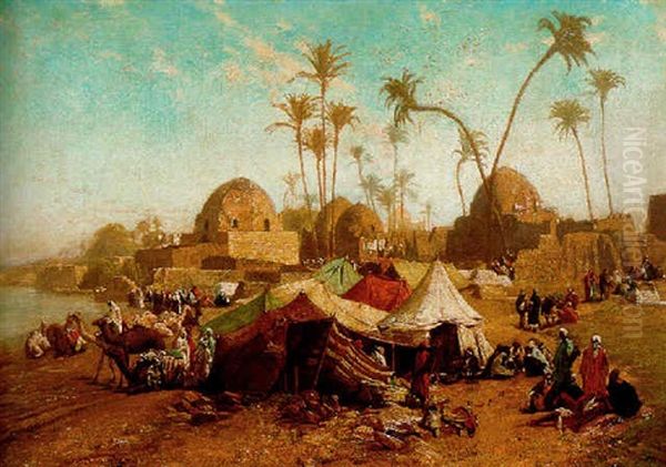 Bedouin Camp by Wilhelm (Karl) Gentz