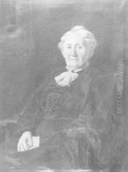 Portrait Of Mrs. Brooks Oil Painting by Vesper Lincoln George