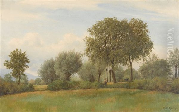 Sommerliche Landschaft by Jean Philippe George-Julliard