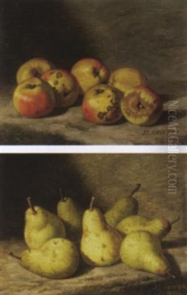 Apfel Oil Painting by Jean Louis Georges