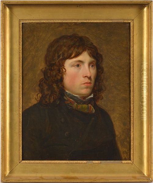 Portrait De Francois-gedeon Reverdin Oil Painting by Francois Pascal Simon Gerard