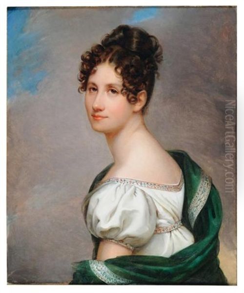 Portrait Presume De Madame Michelle De Bonneuil Epouse Du Bouzet Oil Painting by Francois Pascal Simon Gerard