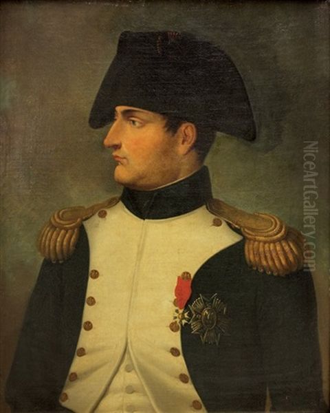 Napoleon Wearing Hat Oil Painting by Francois Pascal Simon Gerard