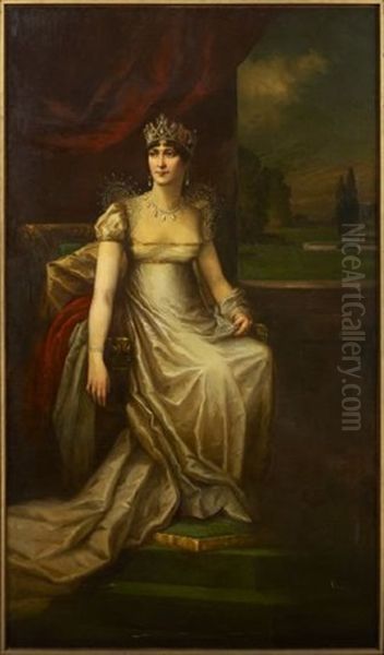 Empress Josephine Oil Painting by Francois Pascal Simon Gerard