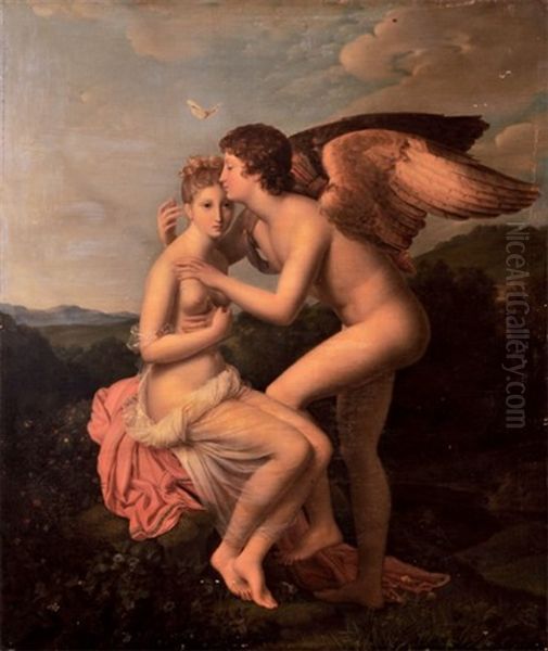 Psyche Et L'amour Oil Painting by Francois Pascal Simon Gerard