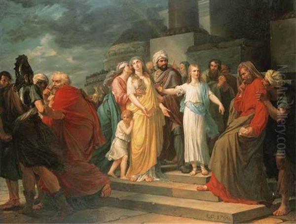 Daniel Proving Susanna's Innocence Oil Painting by Francois Pascal Simon Gerard