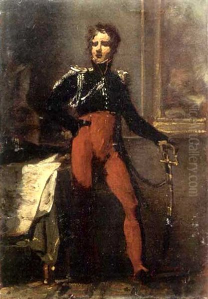 Portrait Du General Junot Oil Painting by Francois Pascal Simon Gerard