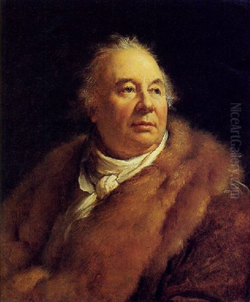 Portrait De Jean-francois Ducis Oil Painting by Francois Pascal Simon Gerard