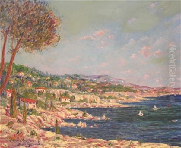 La Corniche Marseille Oil Painting by Henry Gerard