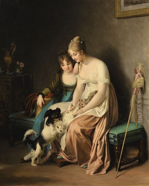 La Toilette De Minette by Marguerite Gerard