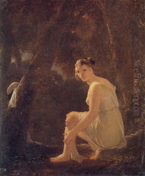 The Bather Oil Painting by Marguerite Gerard