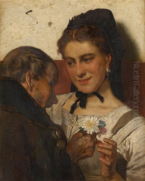 L'occasion Saisie Oil Painting by Theodore Gerard