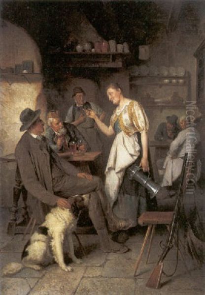 In De Herberg Oil Painting by Theodore Gerard