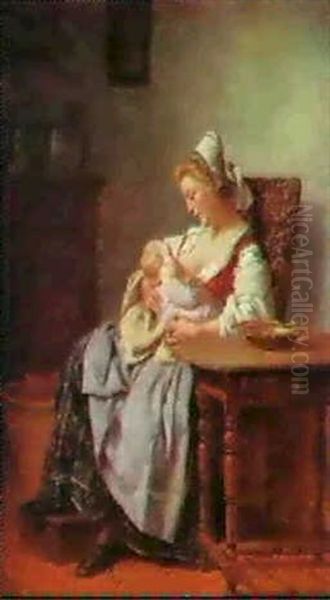 The Nursing Mother by Theodore Gerard