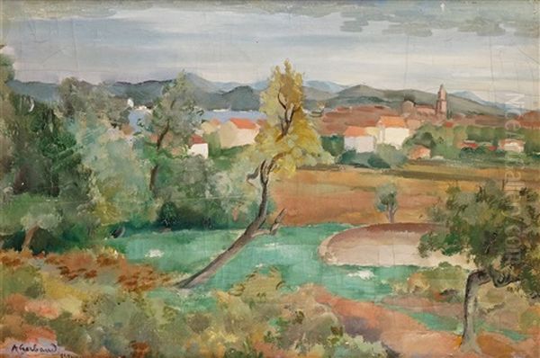 La Bastide A Saint-tropez Oil Painting by Abel Gerbaud