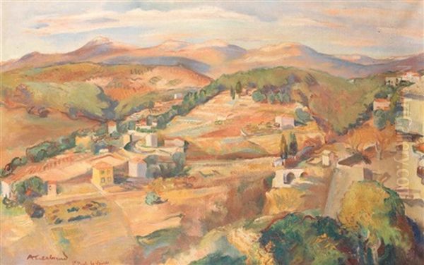 Saint Paul De Vence Oil Painting by Abel Gerbaud