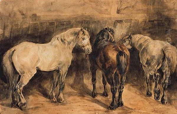 Dixie Oil Painting by Theodore Gericault