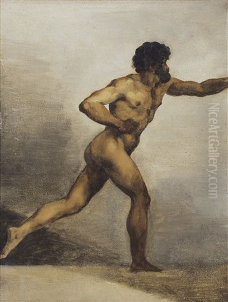 Academie D'homme Oil Painting by Theodore Gericault