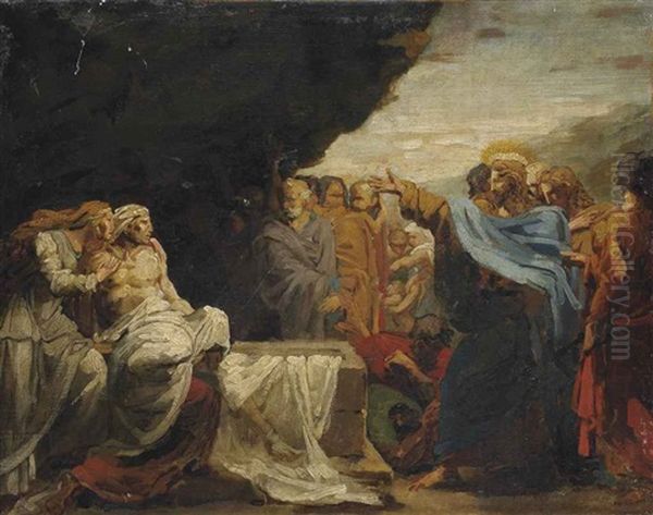 La Resurrection De Lazare Oil Painting by Theodore Gericault