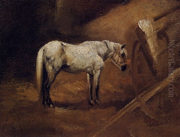 Cheval Du Platrier Oil Painting by Theodore Gericault