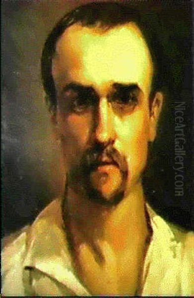 Tete D'homme Oil Painting by Theodore Gericault