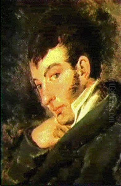 Portrait De Felix Bonnesoeur Oil Painting by Theodore Gericault