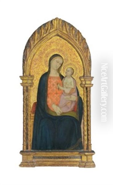 The Madonna And Child Oil Painting by Niccolo di Pietro Gerini