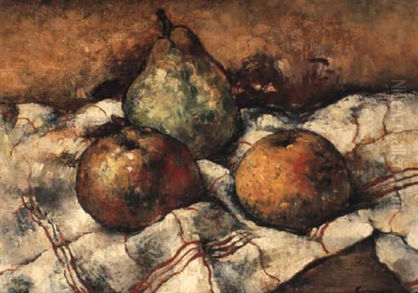 Nature Morte Aux Fruits Oil Painting by Paul Elie Gernez