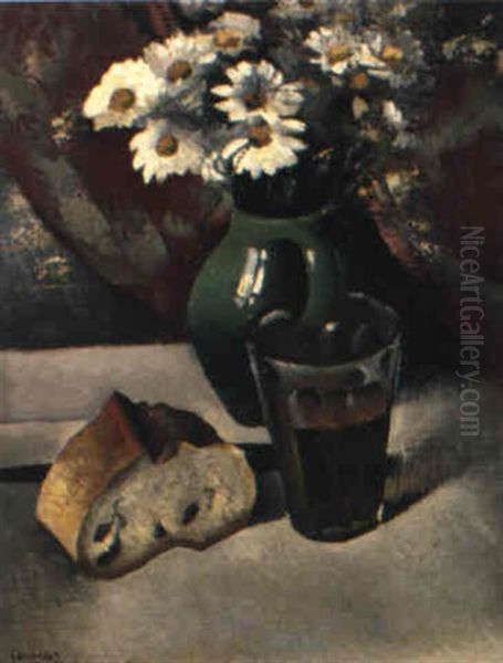 Nature Morte Mit Blumen Oil Painting by Paul Elie Gernez