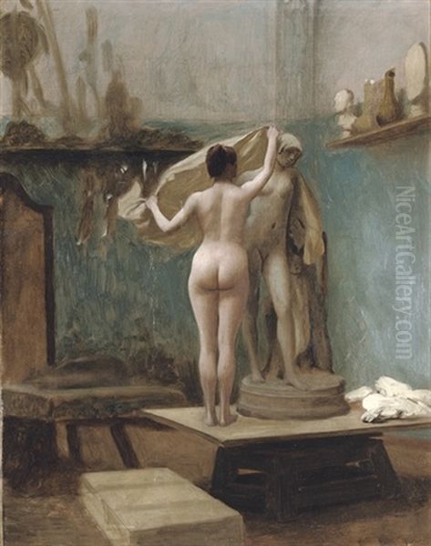 La Fin De La Seance Oil Painting by Jean-Leon Gerome