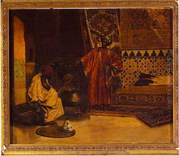 Abyssinian Rug Merchant Oil Painting by Jean-Leon Gerome