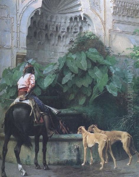 Le Retour De La Chasse Oil Painting by Jean-Leon Gerome