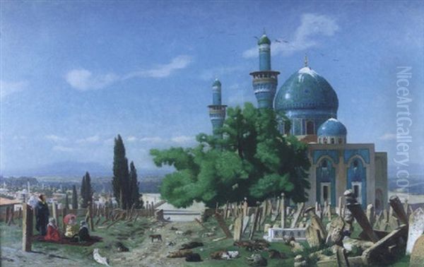 La Mosquee Verte Oil Painting by Jean-Leon Gerome