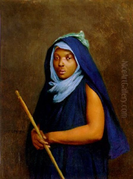 Moroccan Girl Oil Painting by Jean-Leon Gerome