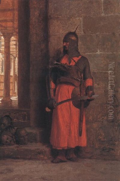 Guerrier Turc Oil Painting by Jean-Leon Gerome