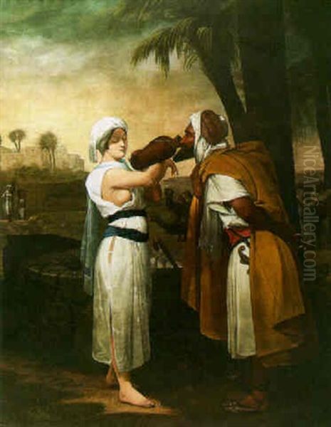 At The Well Oil Painting by Jean-Leon Gerome