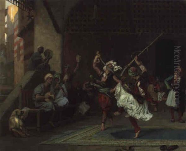 La Danse Pyrrhique Oil Painting by Jean-Leon Gerome