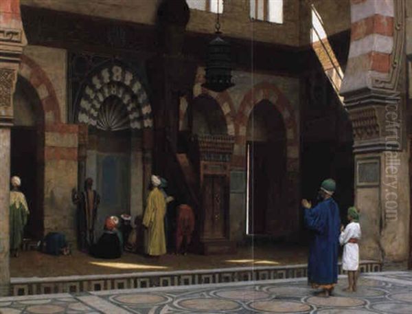 The Accepted Prayer Oil Painting by Jean-Leon Gerome