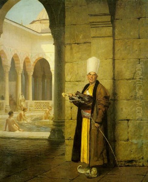 The Grand White Eunuch Oil Painting by Jean-Leon Gerome